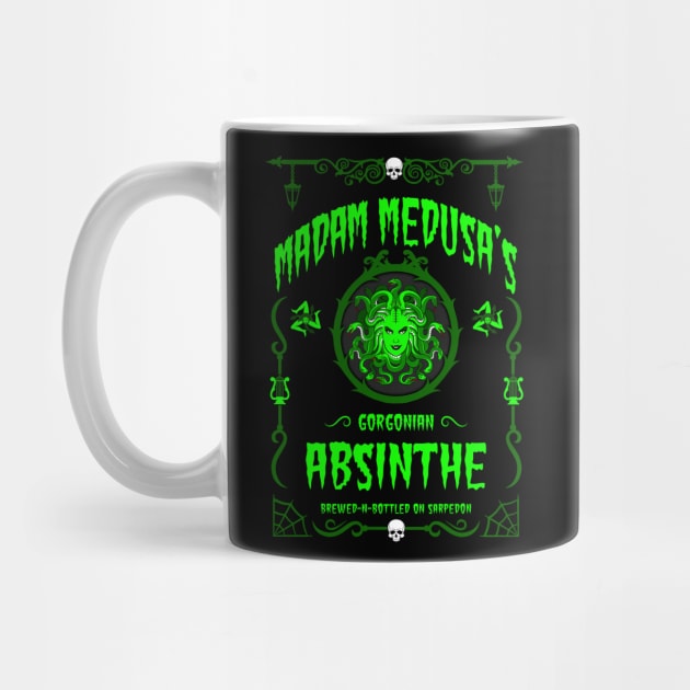 ABSINTHE MONSTERS 17 (MADAM MEDUSA) by GardenOfNightmares